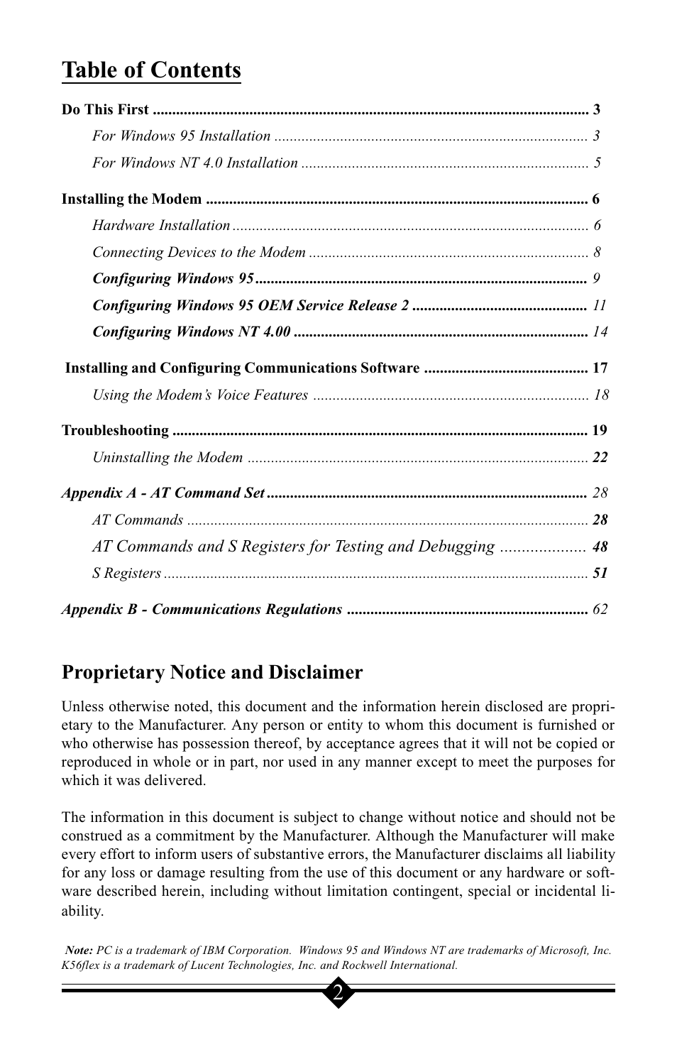 Windows Marketplace V.90 User Manual | Page 2 / 64