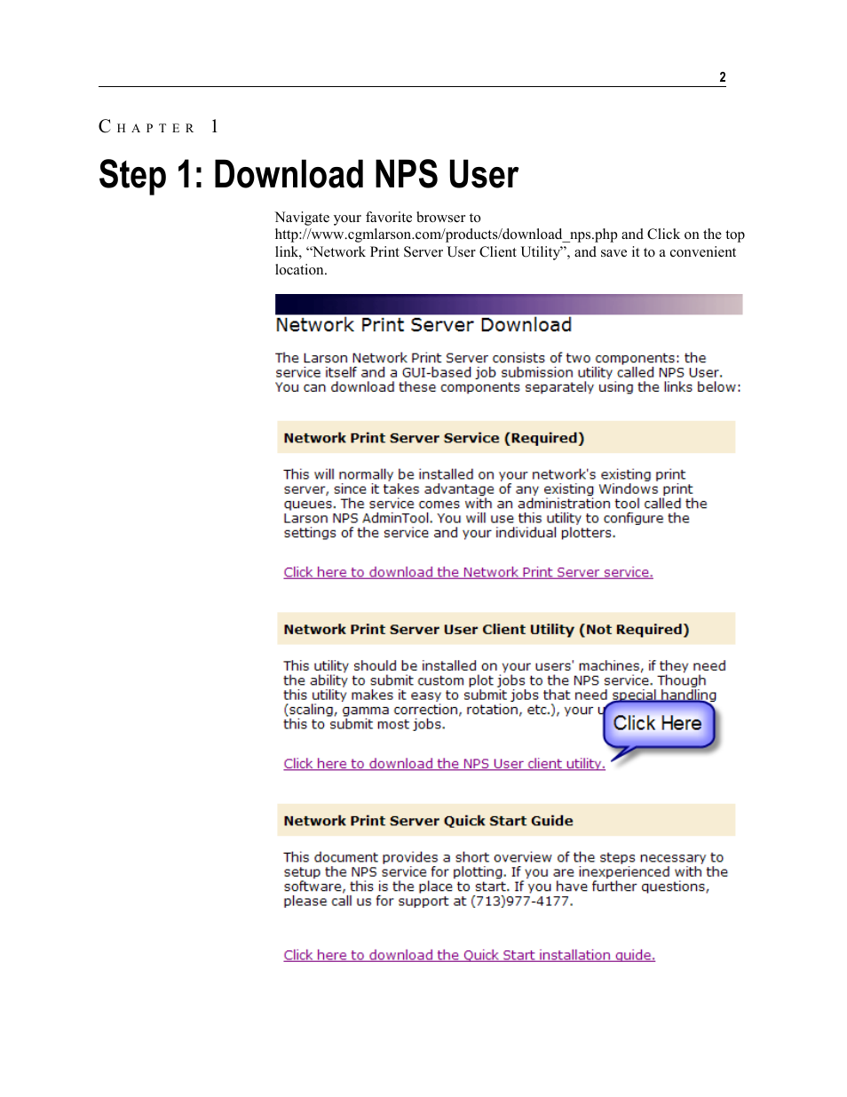 Step 1: download nps user | Windows Marketplace NPS 9.5 User Manual | Page 3 / 8