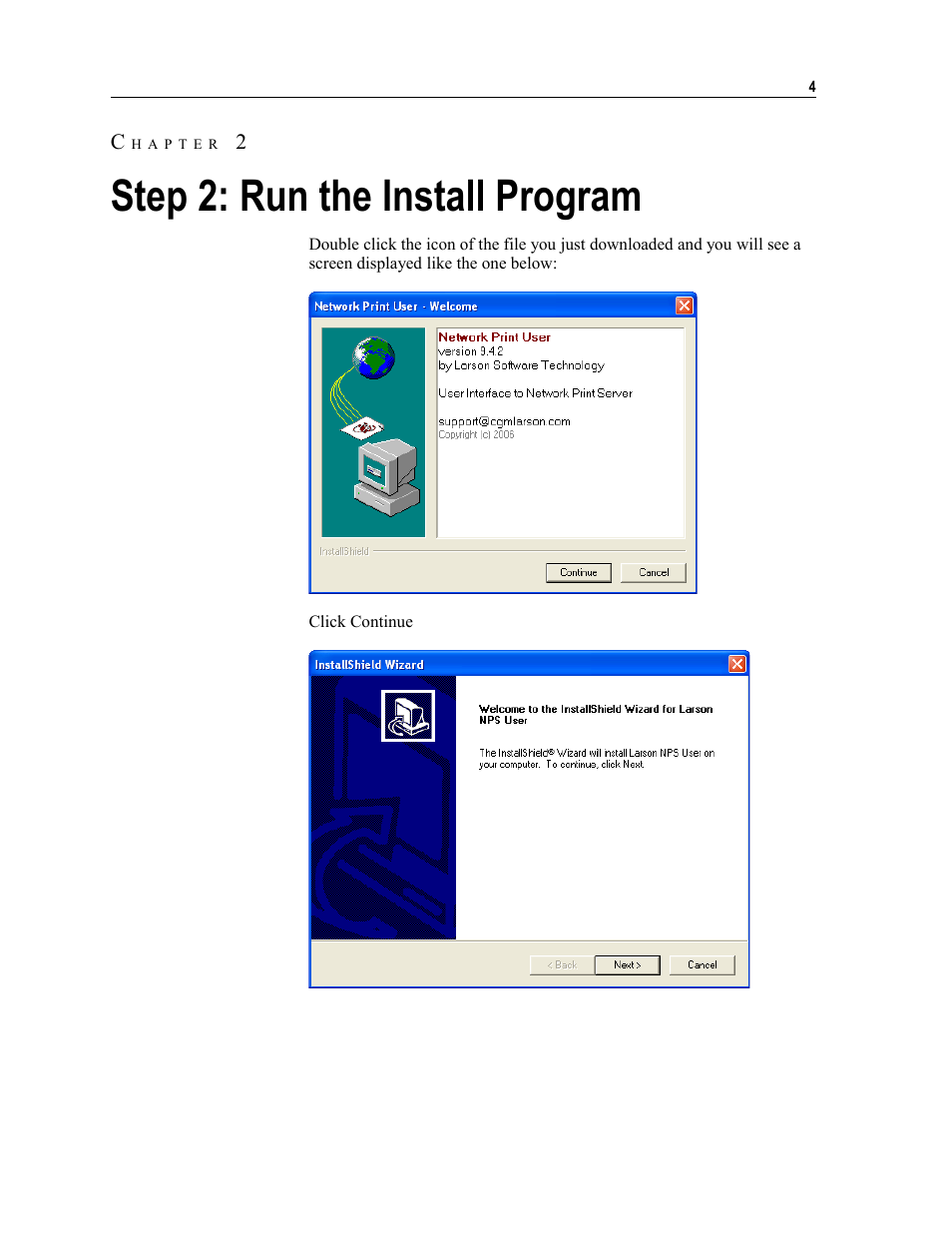 Step 2: run the install program | Windows Marketplace NPS 9.5 User Manual | Page 4 / 8