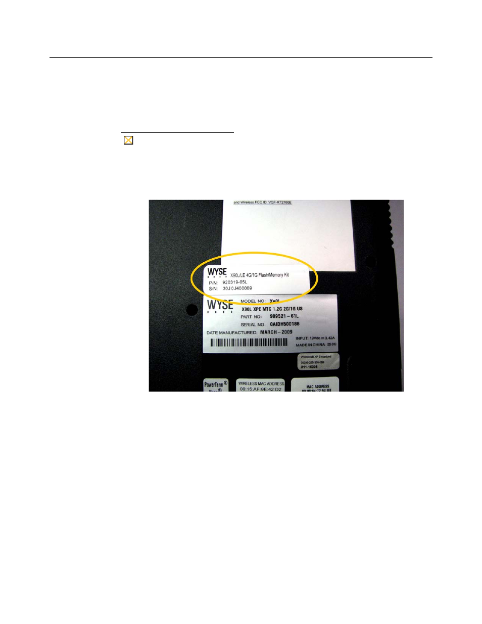 Attaching the upgrade serial label, Attaching the upgrade serial label 10 | Wyse Technology X90L User Manual | Page 16 / 18