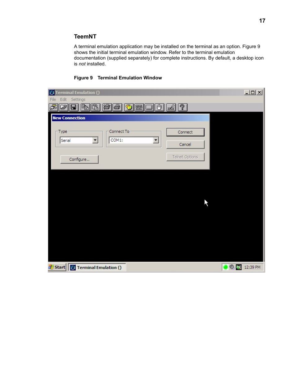 Teemnt, Terminal emulation window | Wyse Technology WintermTM 9000 User Manual | Page 37 / 62