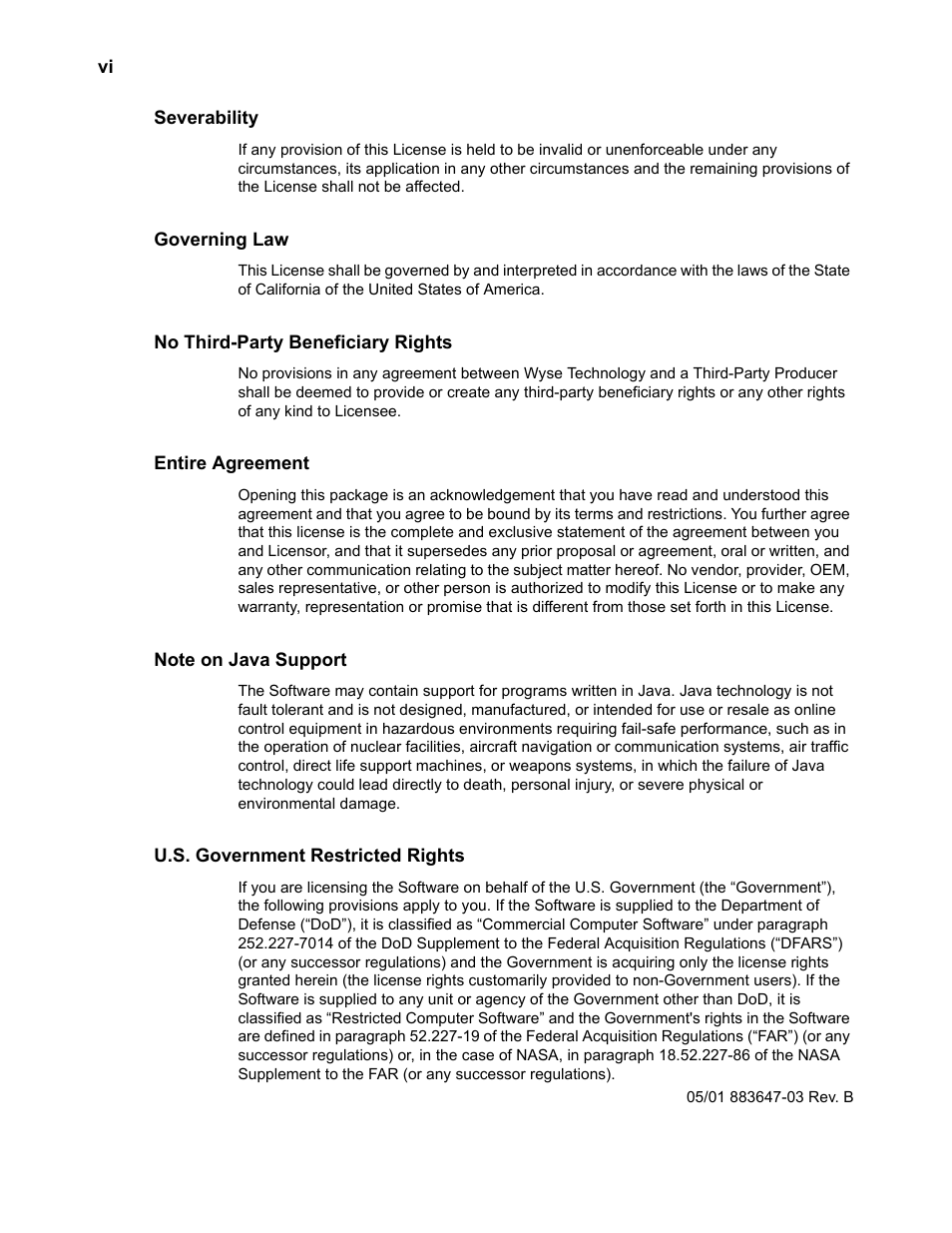 Wyse Technology WintermTM 9000 User Manual | Page 8 / 62