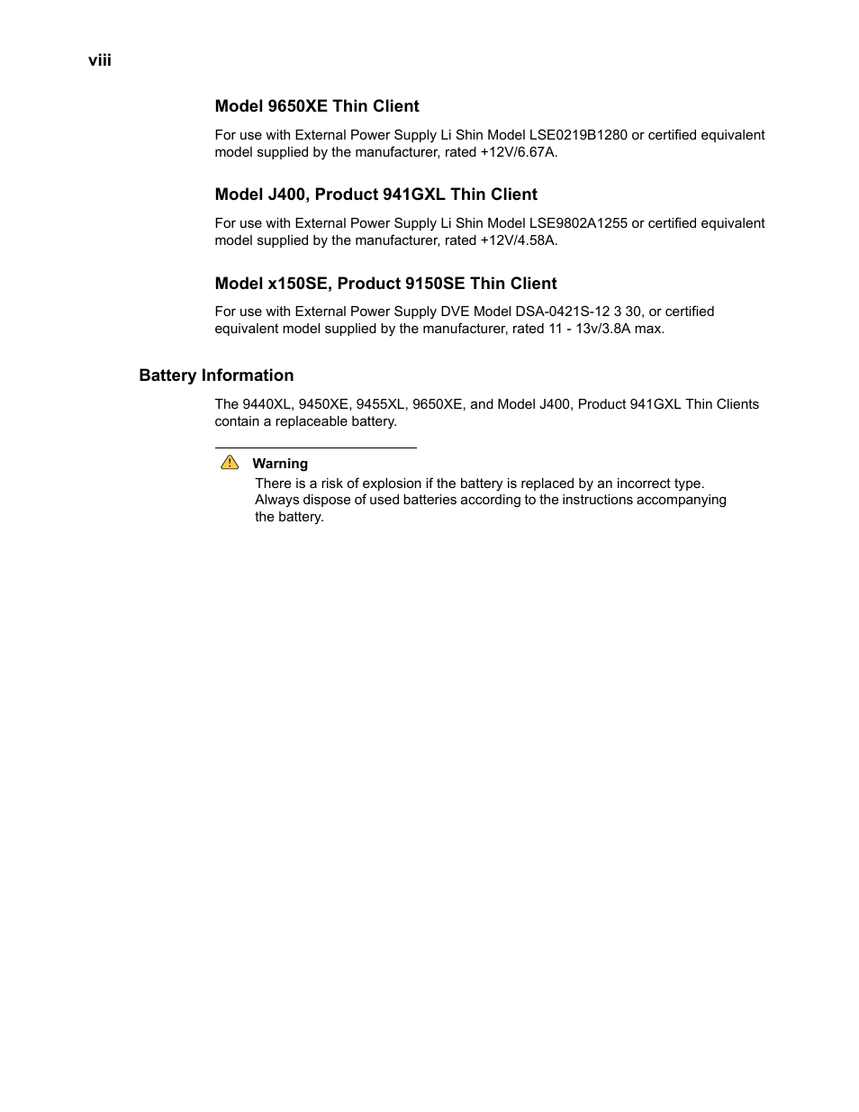 Wyse Technology TM 9000 Series User Manual | Page 8 / 74
