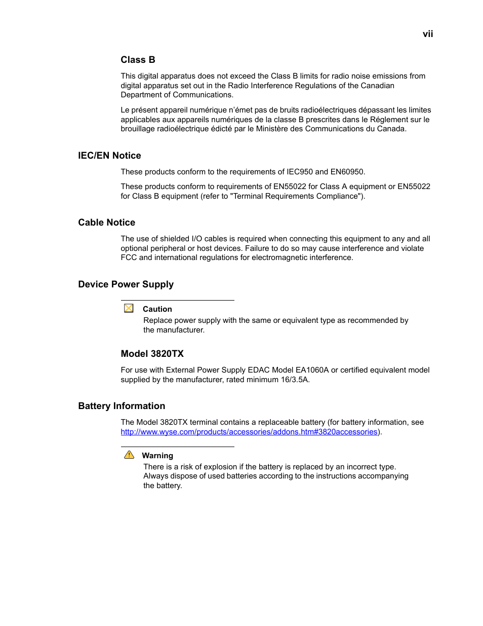 Wyse Technology 3820TX User Manual | Page 7 / 40