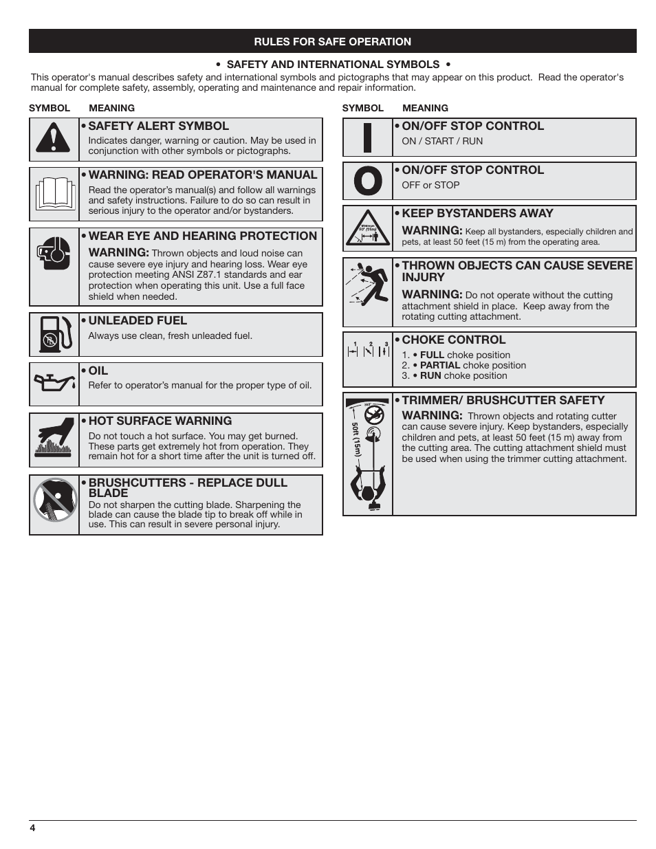 White Outdoor WH80BC User Manual | Page 4 / 36