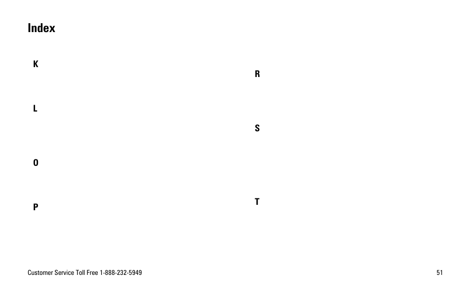 Index | White Rodgers SuperStat Pro Programmable Thermostat User Manual | Page 53 / 54