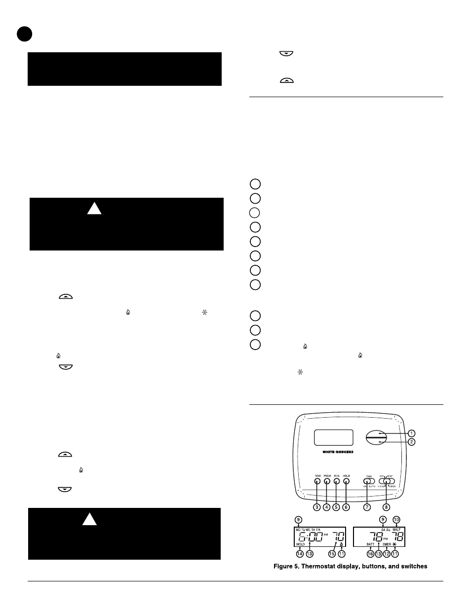 Caution, Check thermostat operation | White Rodgers 1F72 User Manual | Page 4 / 8