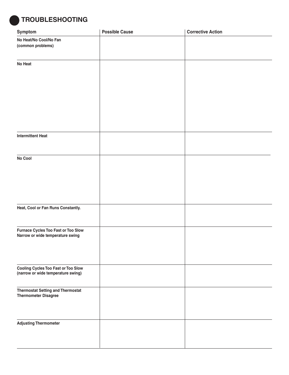 Troubleshooting | White Rodgers 1C26 User Manual | Page 4 / 4