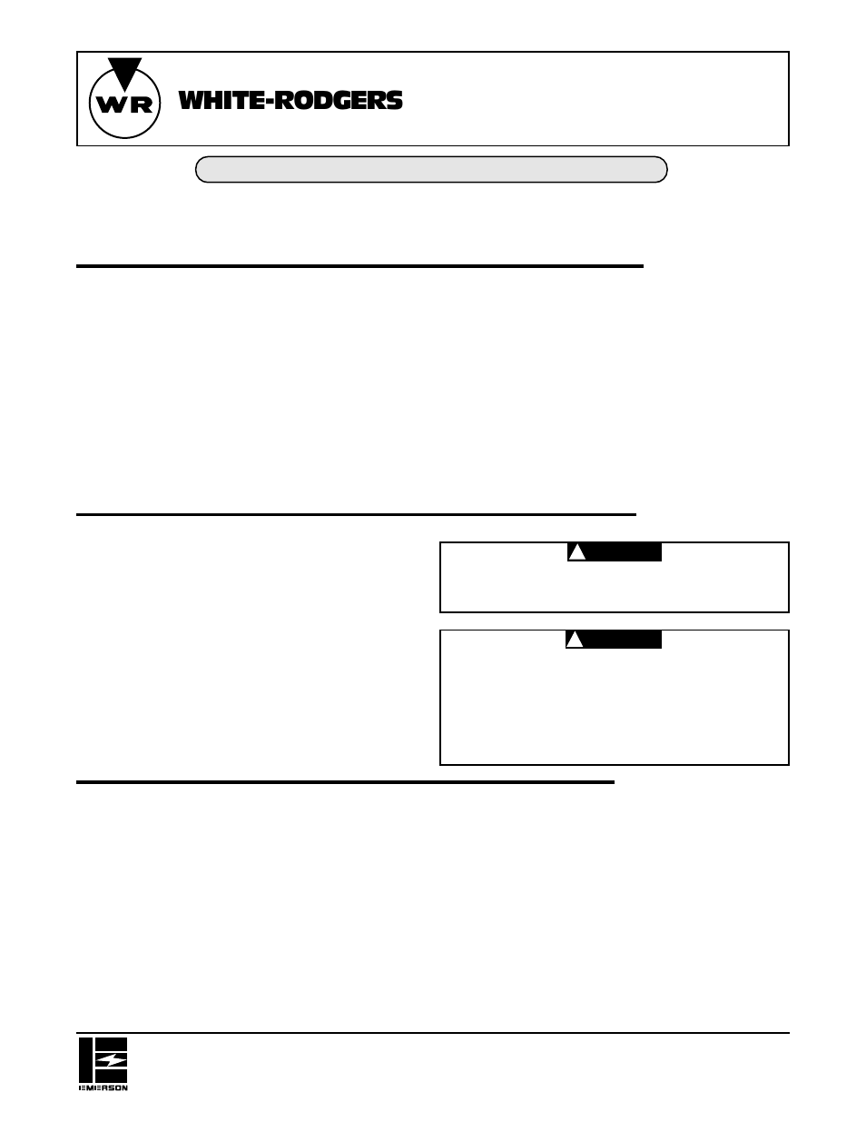 White Rodgers 1F80-51 User Manual | 6 pages