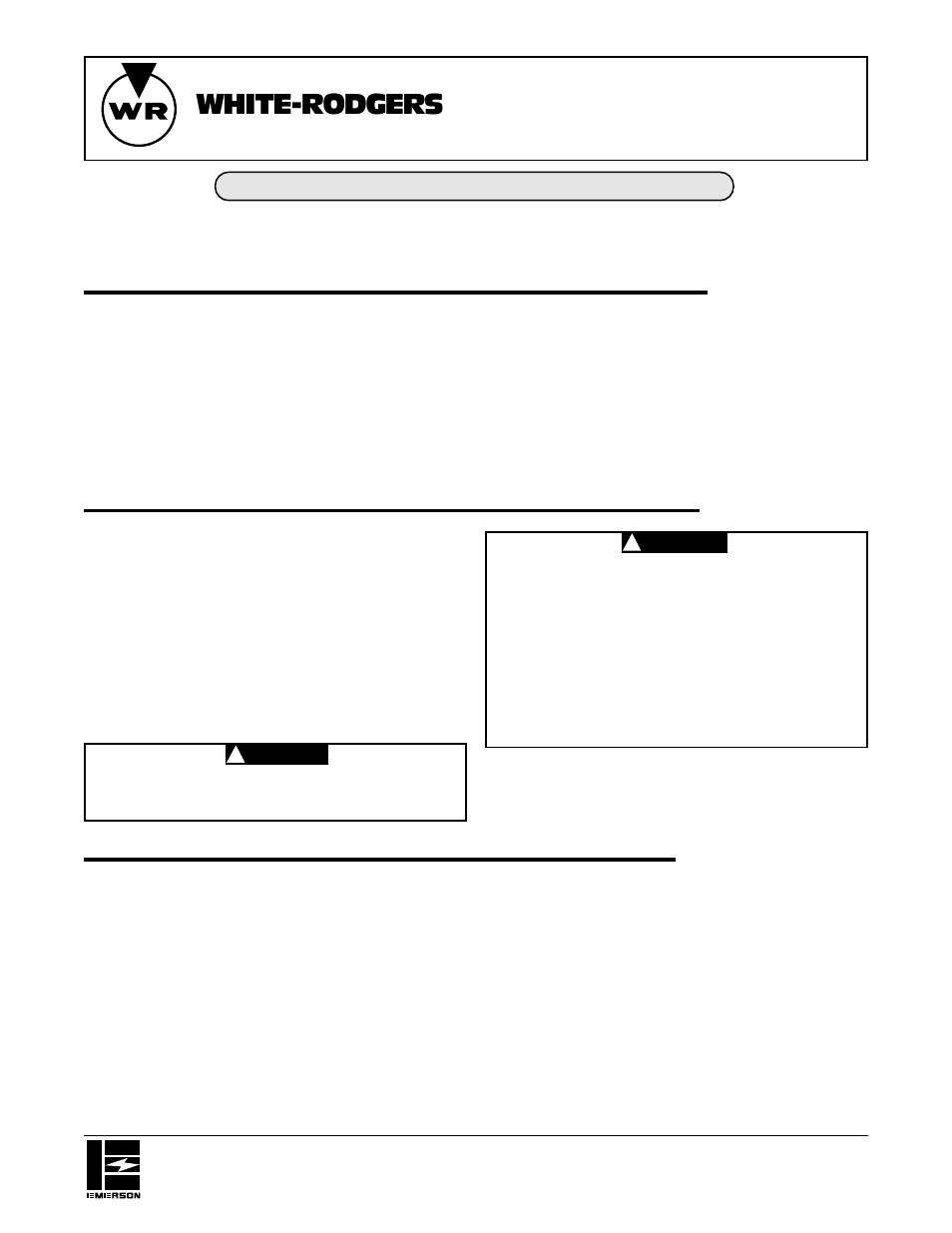 White Rodgers 1F86-241 User Manual | 6 pages