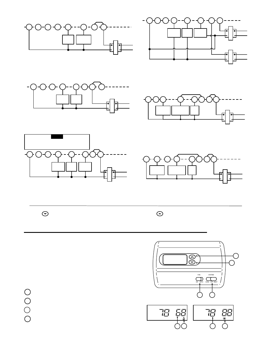 Operation, The thermostat buttons and switches | White Rodgers 1F86-241 User Manual | Page 3 / 6