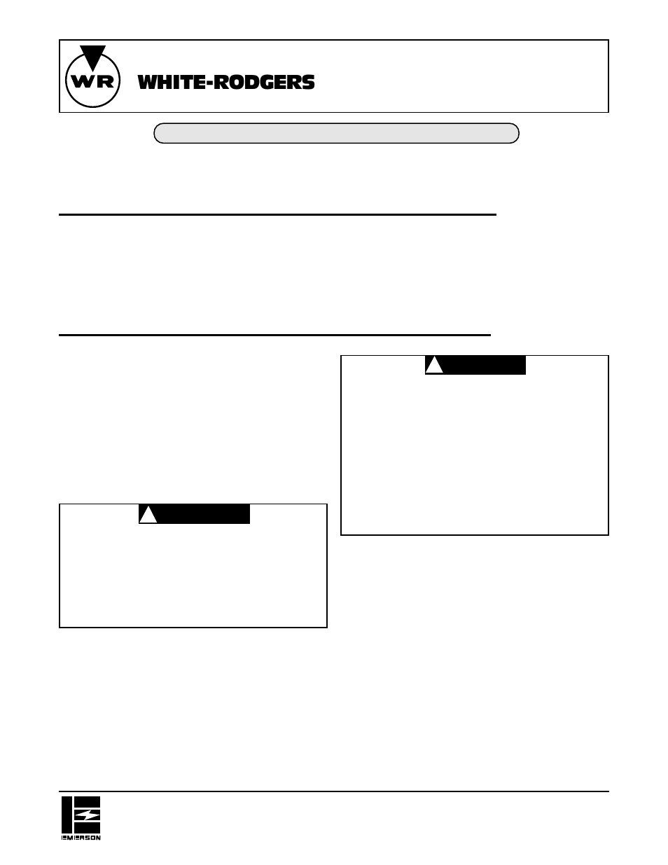 White Rodgers 755-1 User Manual | 6 pages