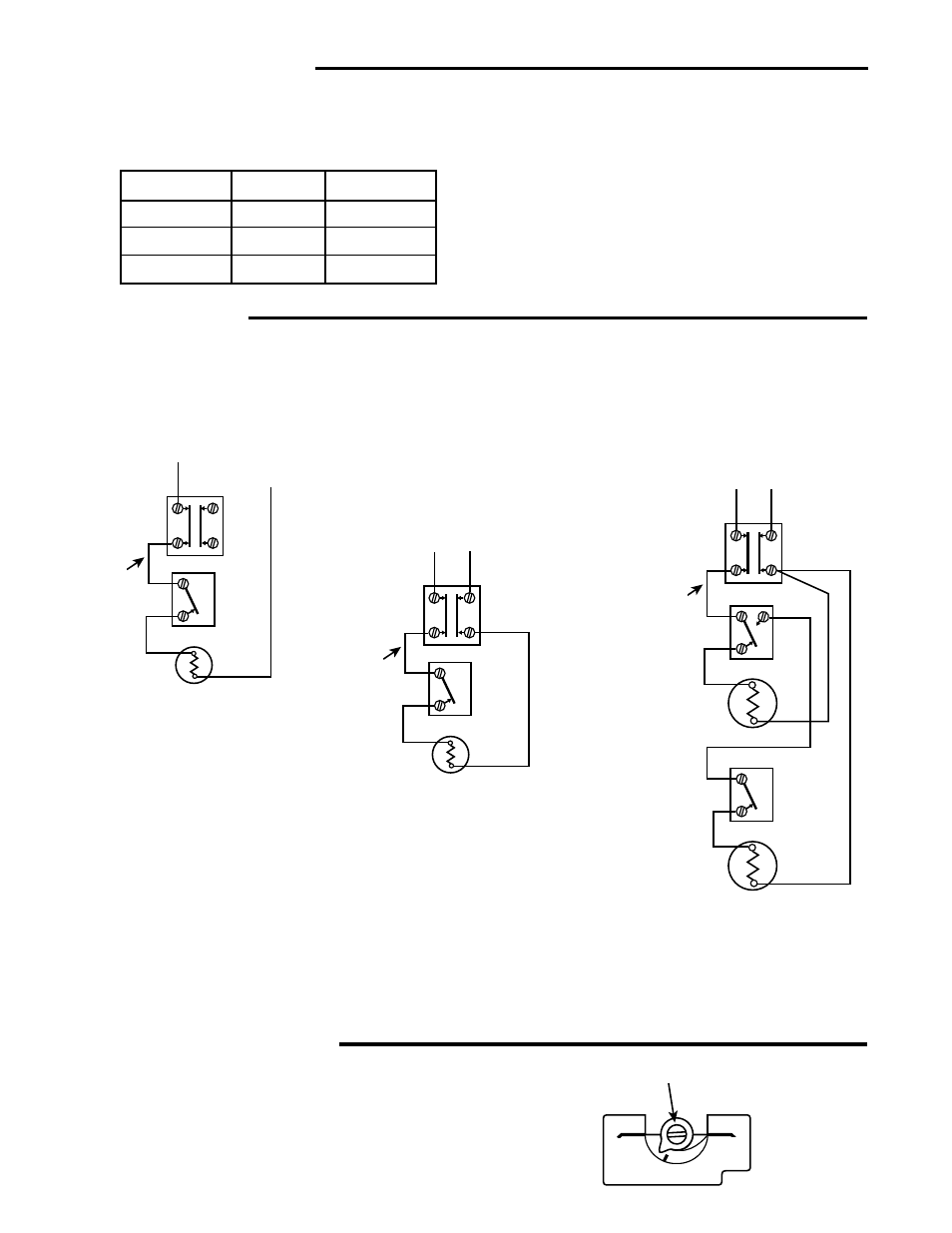 Caractéristiques réglage du cadran, Installation, Branchements | White Rodgers 755-1 User Manual | Page 4 / 6