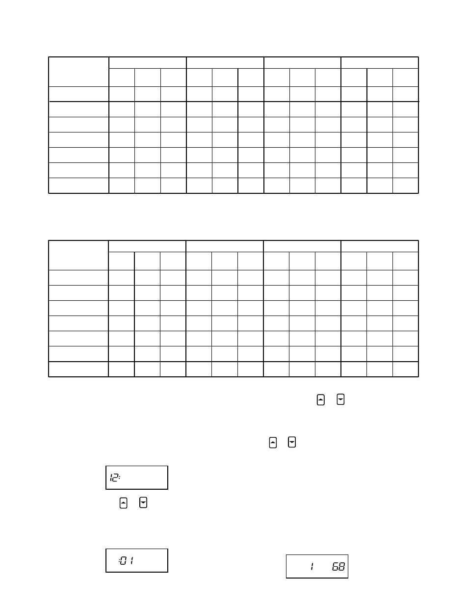 Entering your program, Heating/cooling schedule plan, Set current time and day | Select heating temperatures, Sample heating/cooling schedule plan | White Rodgers 1F87-51 User Manual | Page 6 / 8