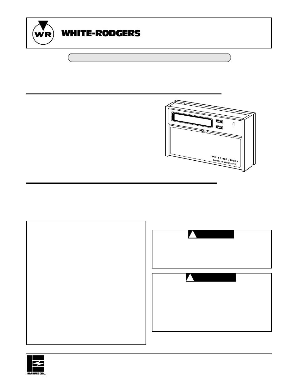 White Rodgers 37-5086B User Manual | 8 pages