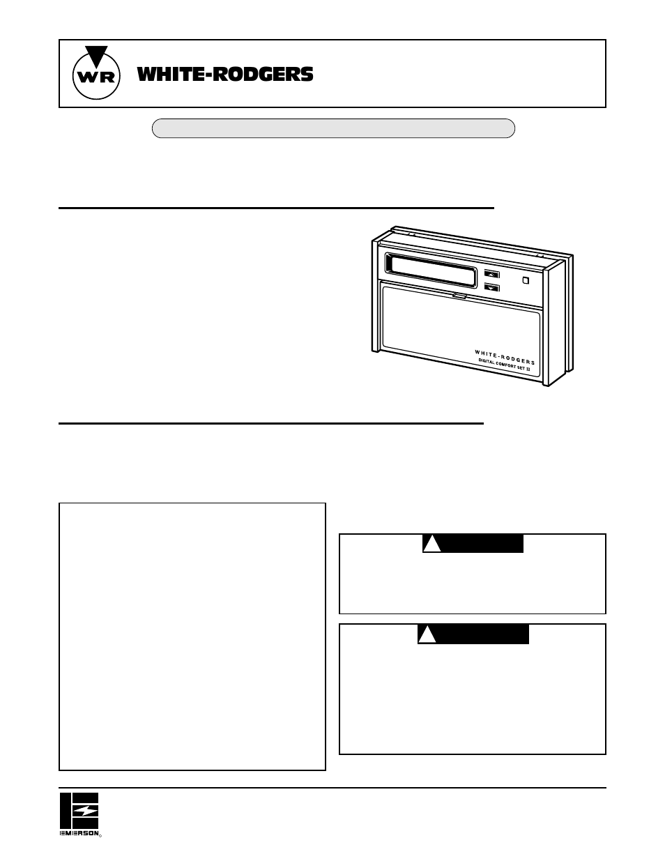White Rodgers 1F90-51 User Manual | 8 pages