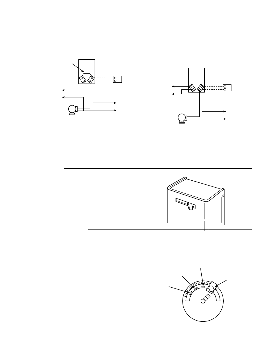 Operation, Setting the dial, Wiring | Summer fan operation, Limit, Diagram using limit in line voltage circuit | White Rodgers 5D51-78 User Manual | Page 2 / 6