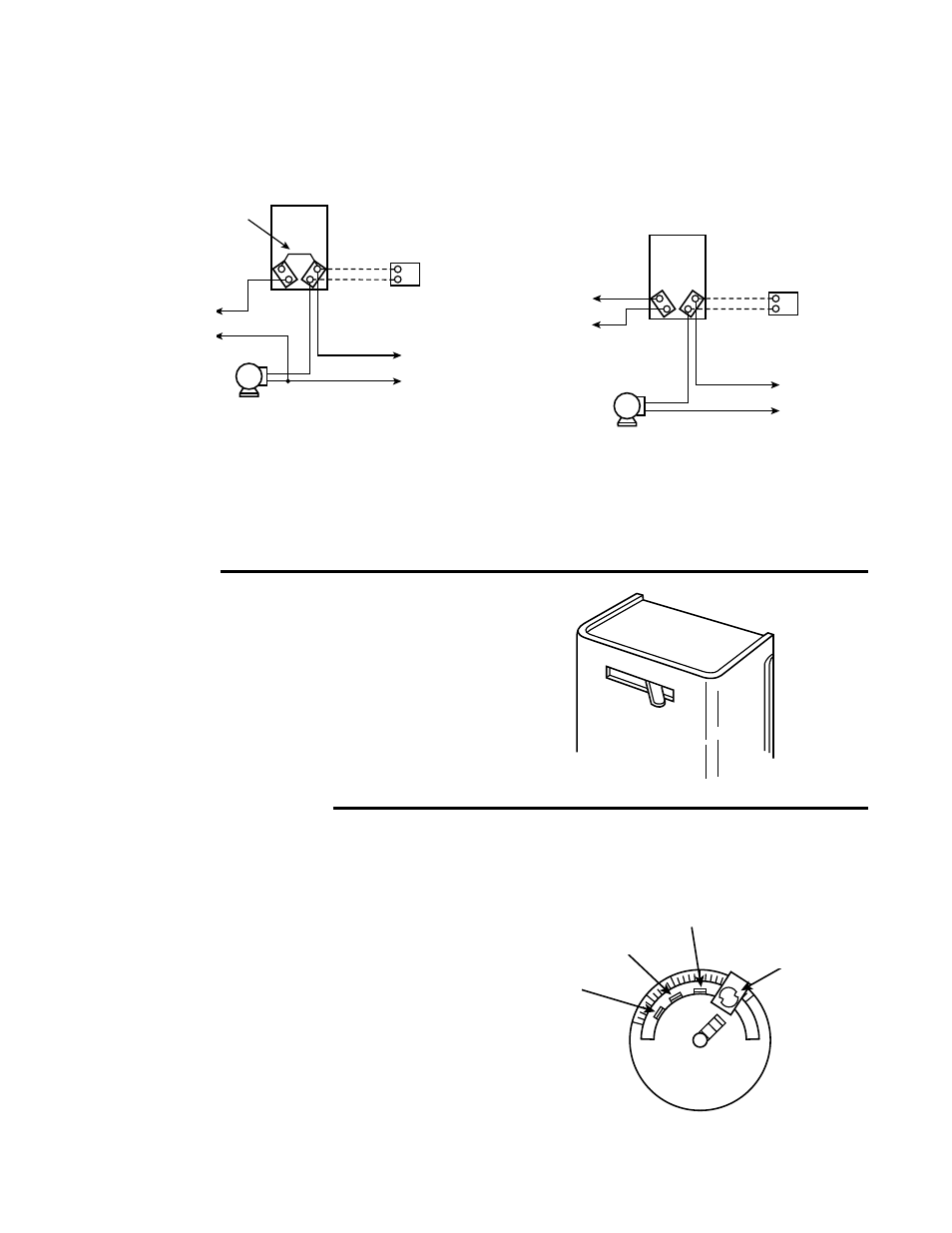 Réglage du cadran utilisation, Branchements, Utilisation du ventilateur en été | Limite, Ventilateur, Diagram using limit in line voltage circuit | White Rodgers 5D51-78 User Manual | Page 4 / 6