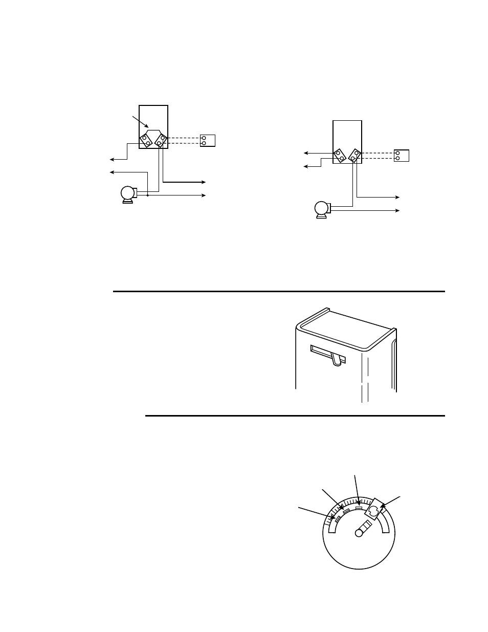 Operacion, Ajuste del dial, Cableado | Operacion del ventilador en el verano, Limitador, Ventilador, Diagram using limit in line voltage circuit | White Rodgers 5D51-78 User Manual | Page 6 / 6