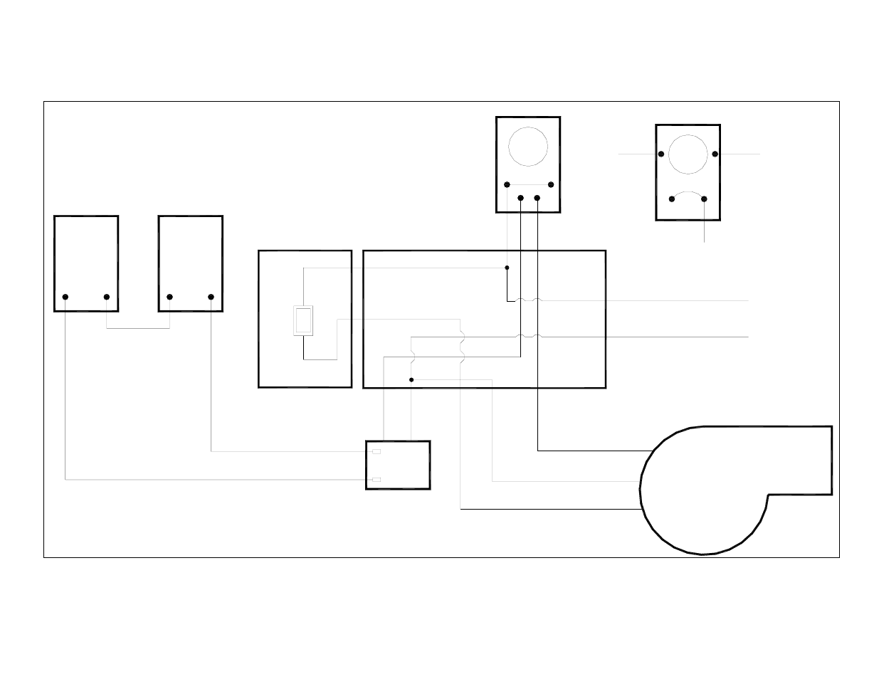 Electric diagrams for units built before 2005, Wood only furnaces psg 4000 & 4500, 2 speed motor | Blower, Belt-drive g12 motor | White Rodgers G1N 4R9 User Manual | Page 21 / 31