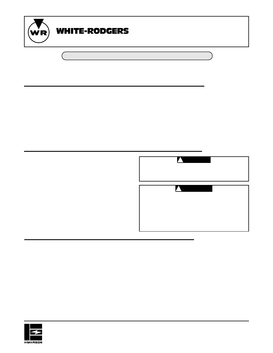 White Rodgers 1f81-51 User Manual | 8 pages