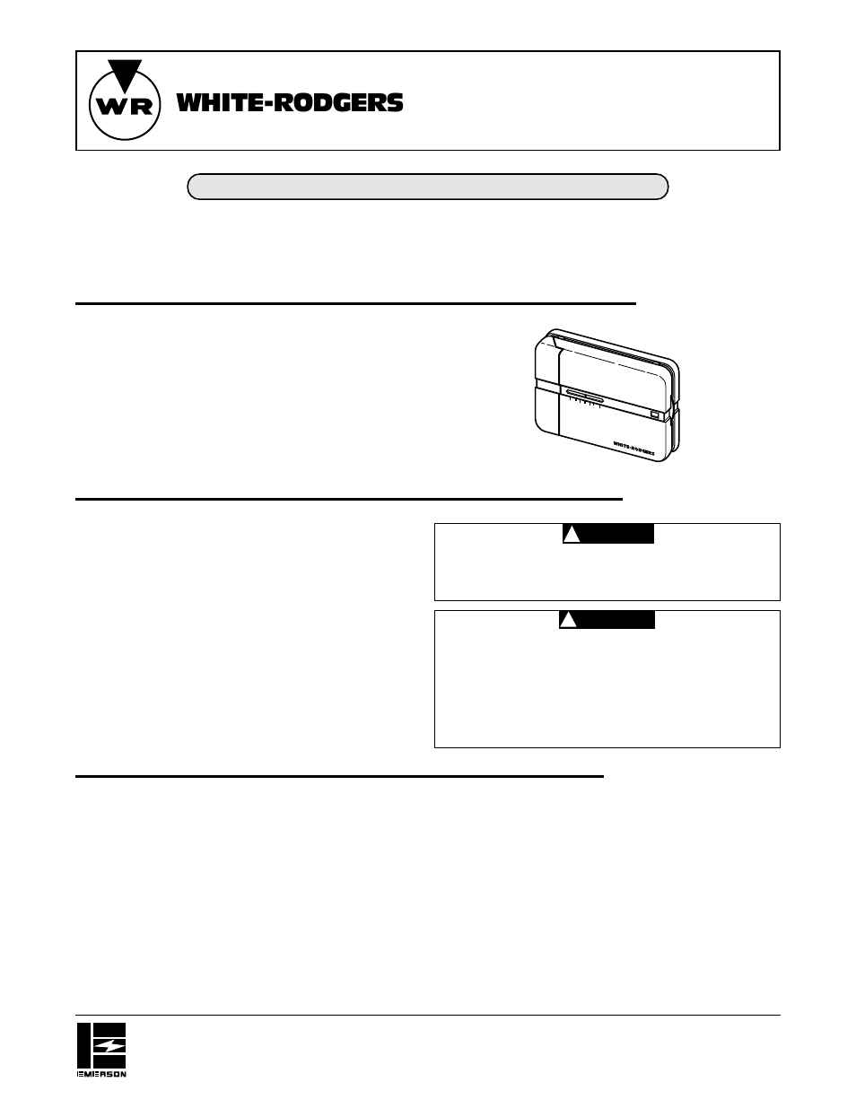 White Rodgers 1F59-13 User Manual | 4 pages