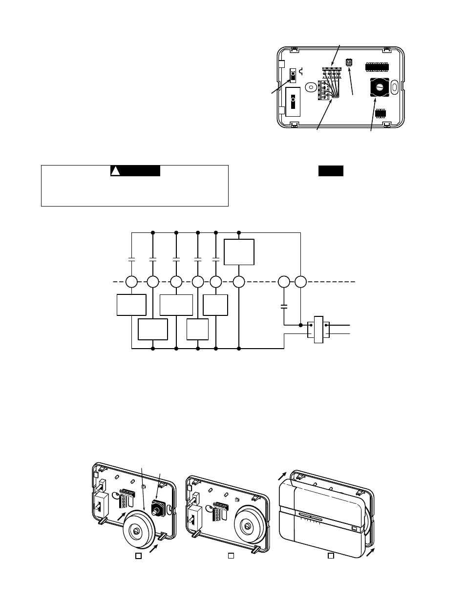 Wire thermostat to system, Attach setpoint knob and cover, 12 o f f | Figure 4. typical wiring diagram, Thermostat system, Lc r g o | White Rodgers 1F59-13 User Manual | Page 3 / 4