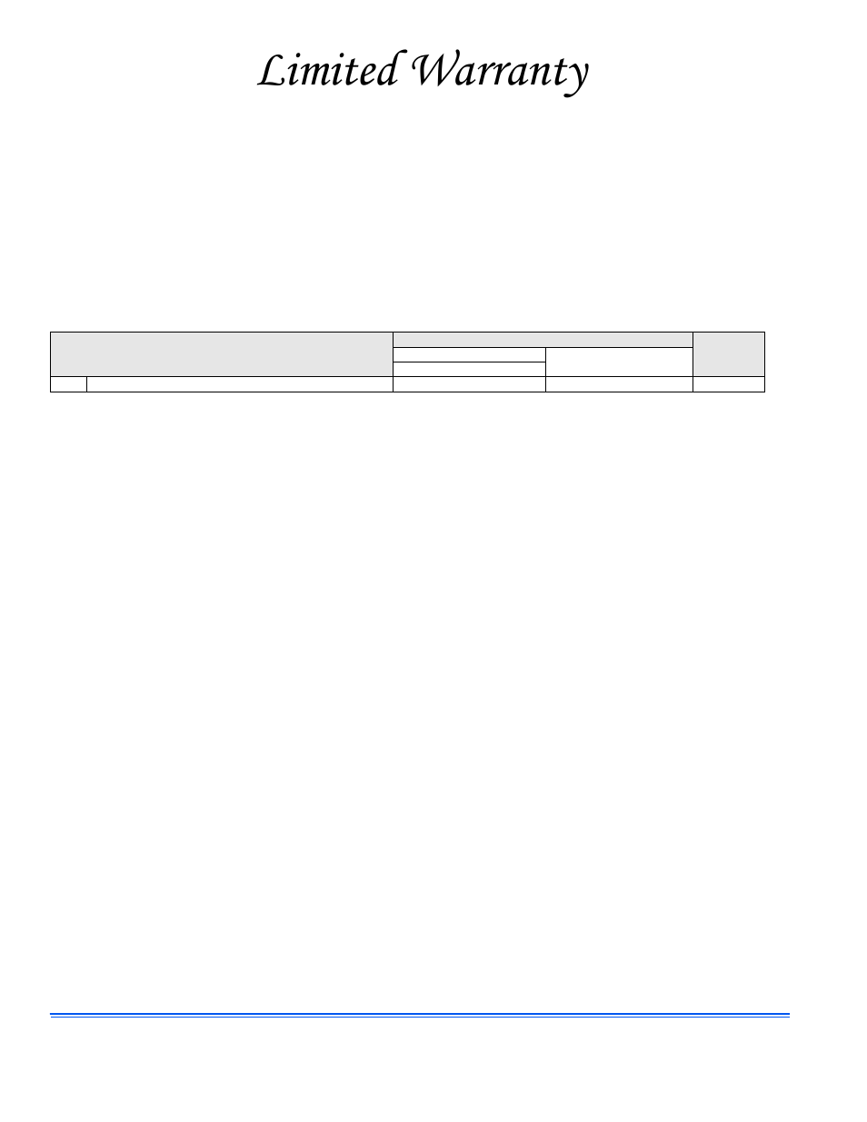 Limited warranty | White Rodgers PS9 User Manual | Page 12 / 12
