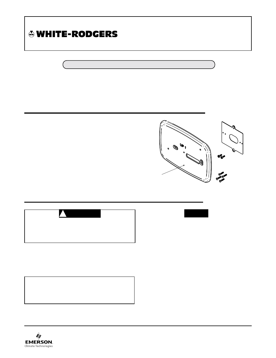 White Rodgers F61 User Manual | 4 pages