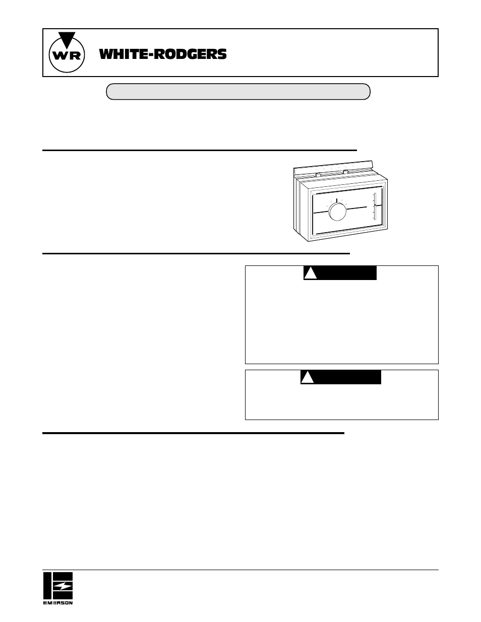 White Rodgers 1F58 User Manual | 6 pages