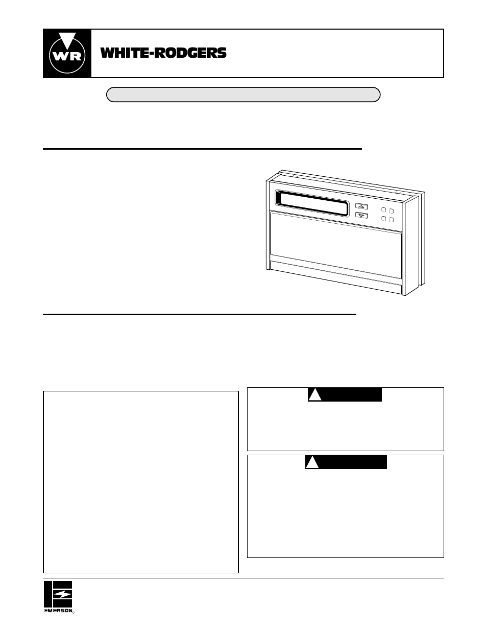 White Rodgers 1F92W-71 User Manual | 8 pages