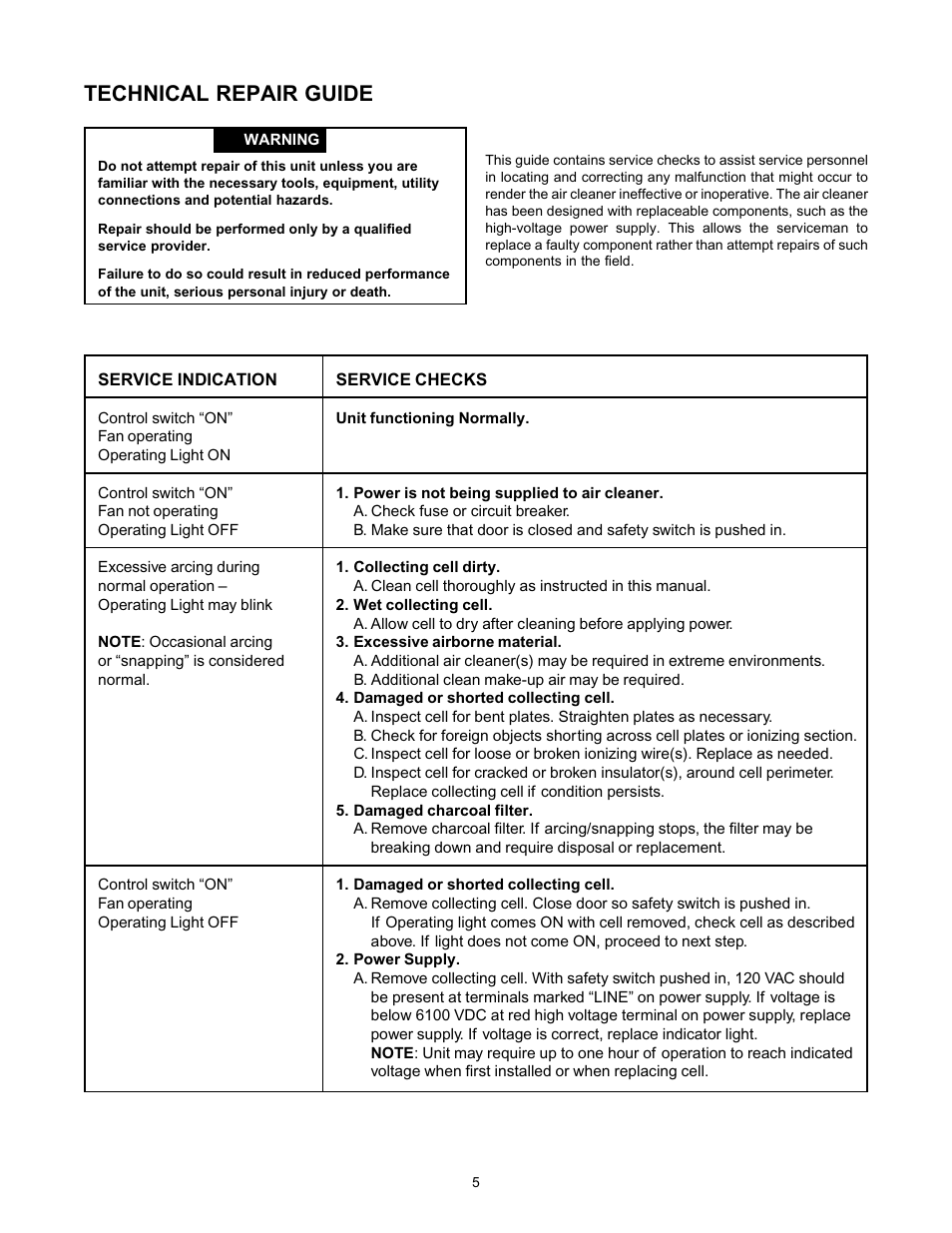 Technical repair guide | White Rodgers CSC1000 User Manual | Page 5 / 8