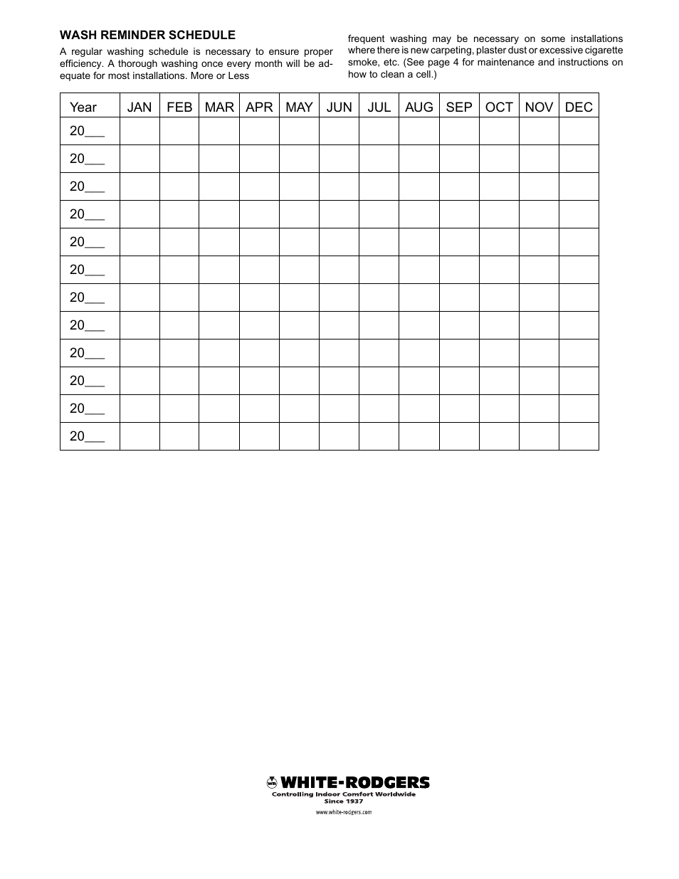 Notice to consumers | White Rodgers CSC1000 User Manual | Page 8 / 8