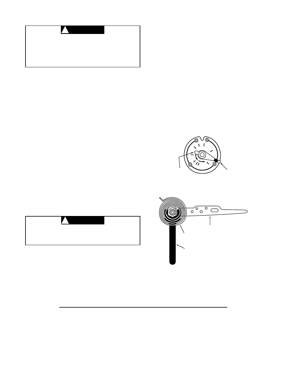 Caution ! caution, Adjusting heat anticipator, Calibrating thermostat | White Rodgers 1F56W-911 User Manual | Page 6 / 6
