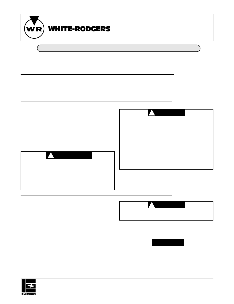 White-rodgers série 956, Installation, Description | Instructions d’installation détecteur de flamme, Précautions, Caution, Warning | White Rodgers 956 User Manual | Page 2 / 3