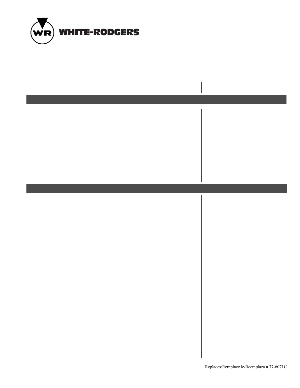 White Rodgers 1F96 User Manual | 12 pages