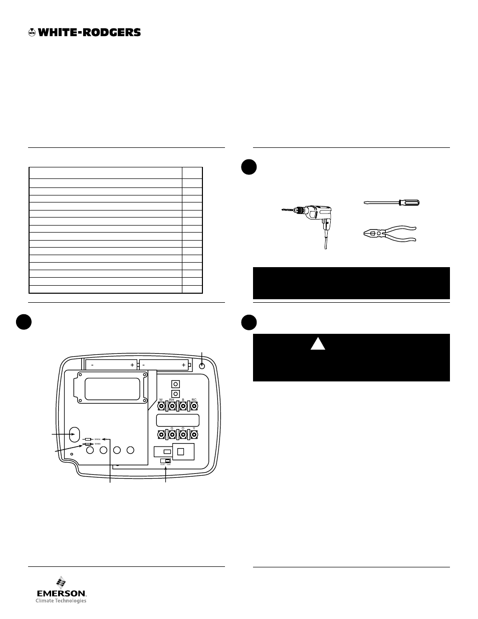 White Rodgers Thermostat 1F78 User Manual | 6 pages