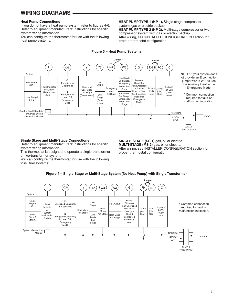 Wiring diagrams | White Rodgers 1F85-0477 User Manual | Page 3 / 12