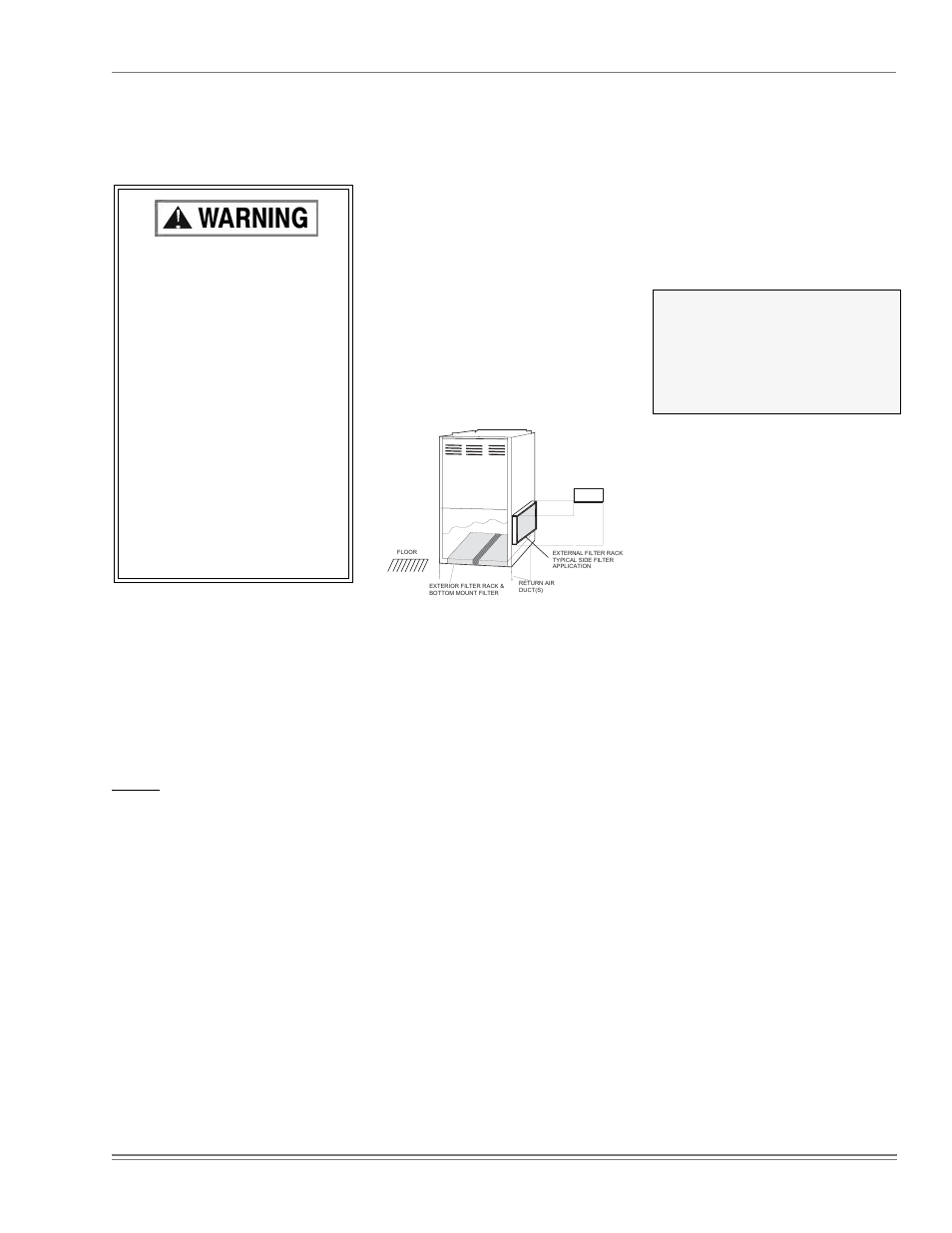 Warning, Locating/removing filters, How to clean your furnace's filter | Motor lubrication, Installation & maintenance instructions | White Rodgers 80 User Manual | Page 5 / 8