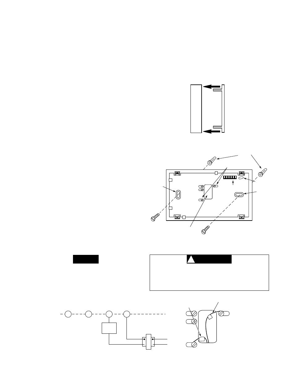 Replacement installation, Remove old thermostat, Attach subbase to wall | 6mv w rh | White Rodgers 1F90-60 User Manual | Page 3 / 6