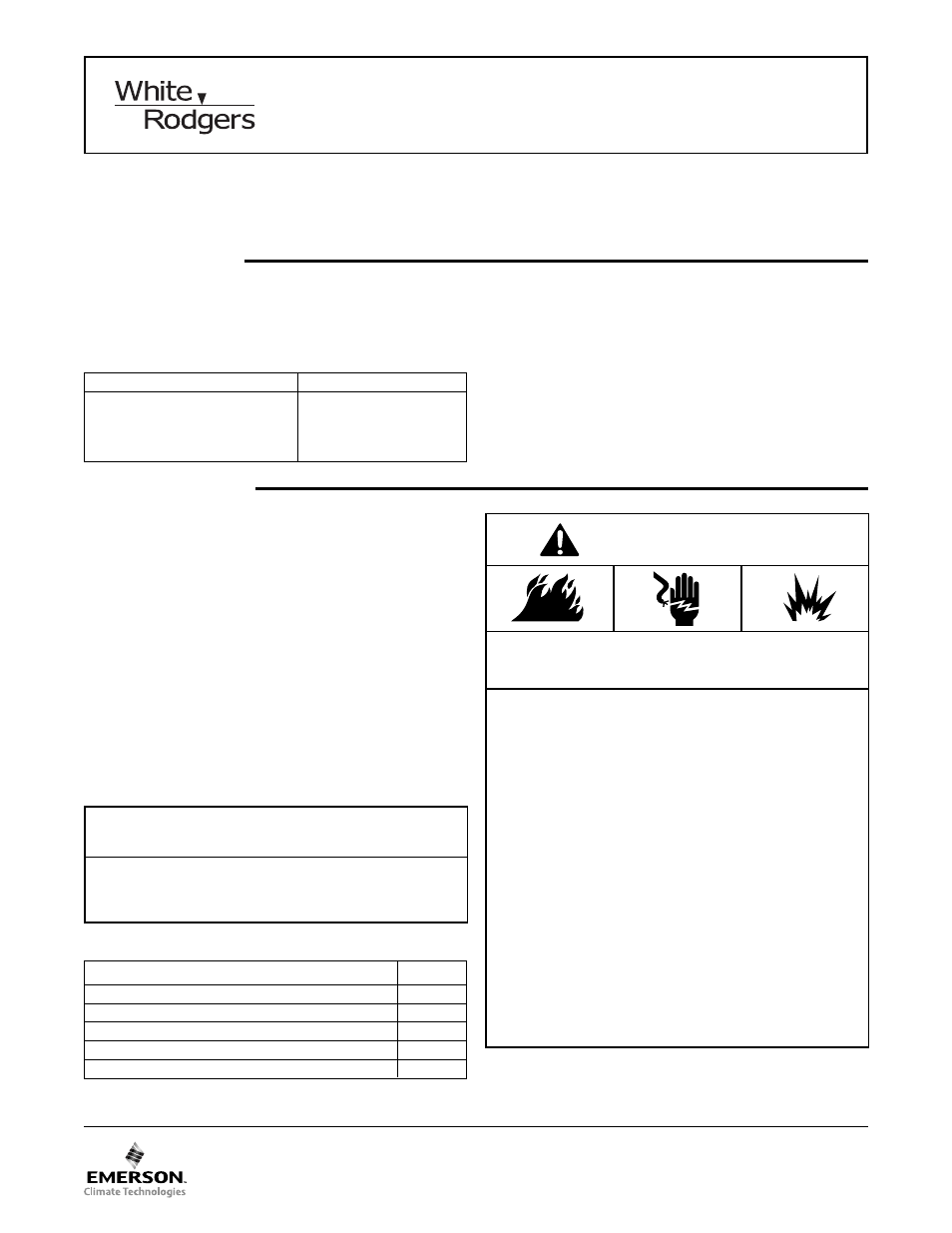 White Rodgers 50T35-743 User Manual | 6 pages