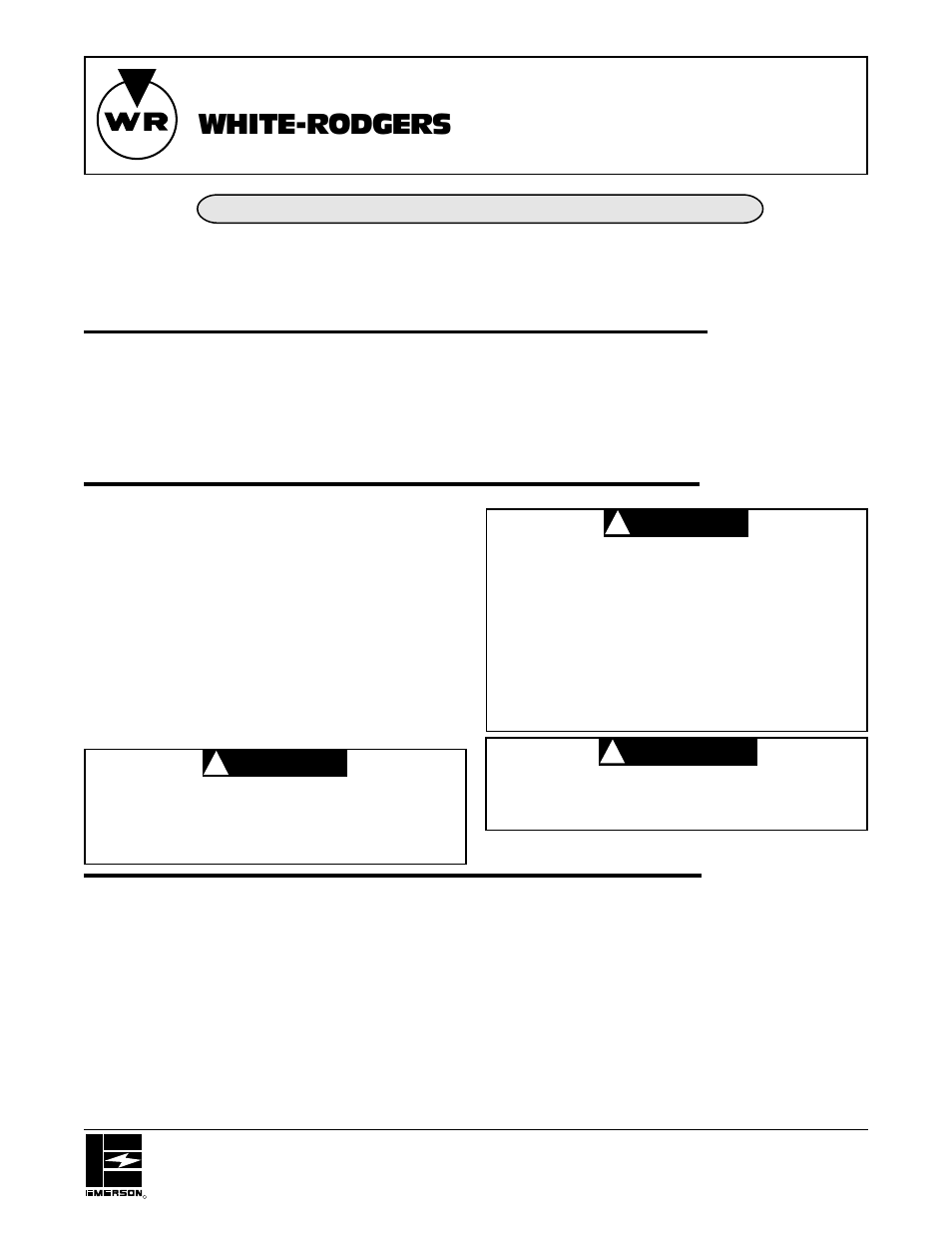 White Rodgers 11A79-2 User Manual | 2 pages