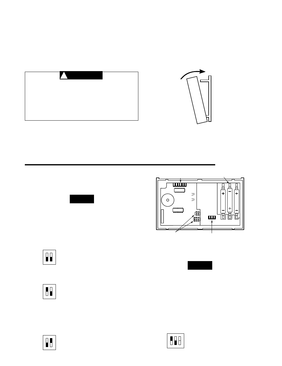 Caution, System configuration, Operation | Attach thermostat to subbase, A. set group a option switches, B. set group b option switches | White Rodgers 1F90W-71 User Manual | Page 6 / 8