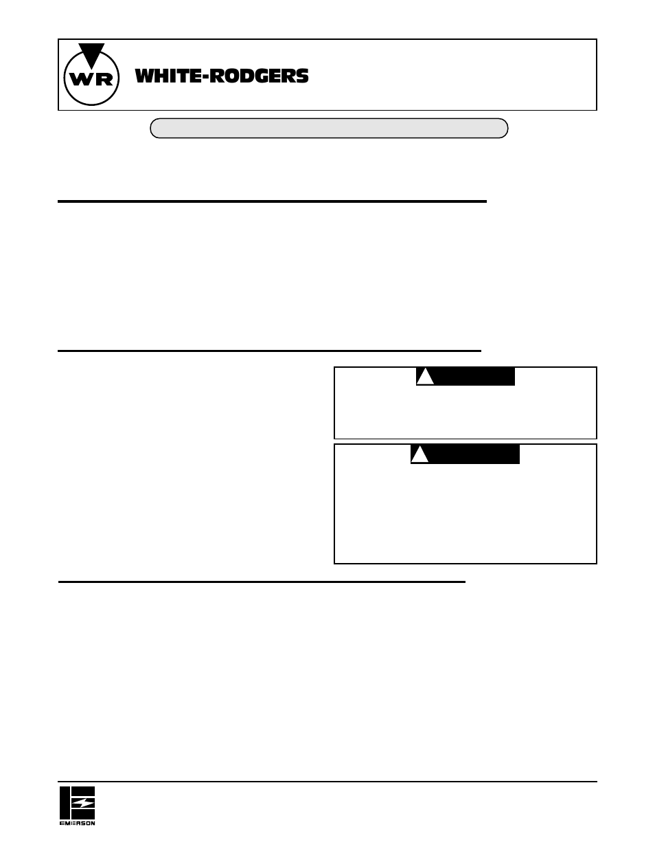 White Rodgers 1F89-11 User Manual | 6 pages
