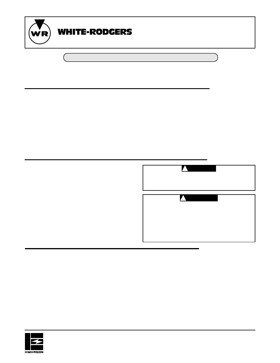 White Rodgers 1F80-71 User Manual | 8 pages