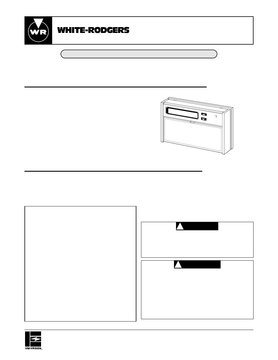 White Rodgers 1F97-71 User Manual | 8 pages