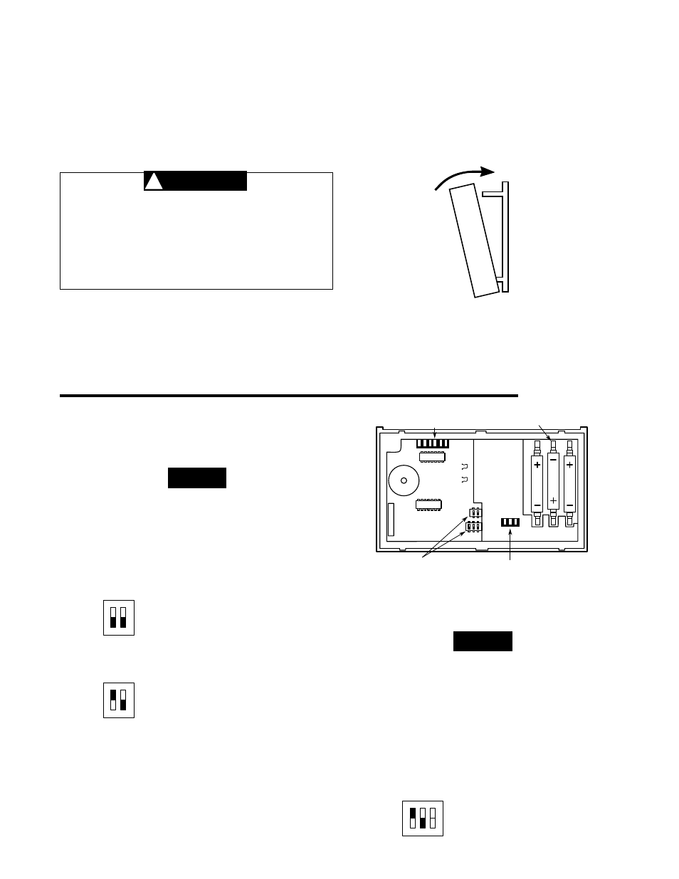 Caution, System configuration, Operation | Attach thermostat to subbase, A. set group a option switches, B. set group b option switches | White Rodgers 1F97-71 User Manual | Page 6 / 8