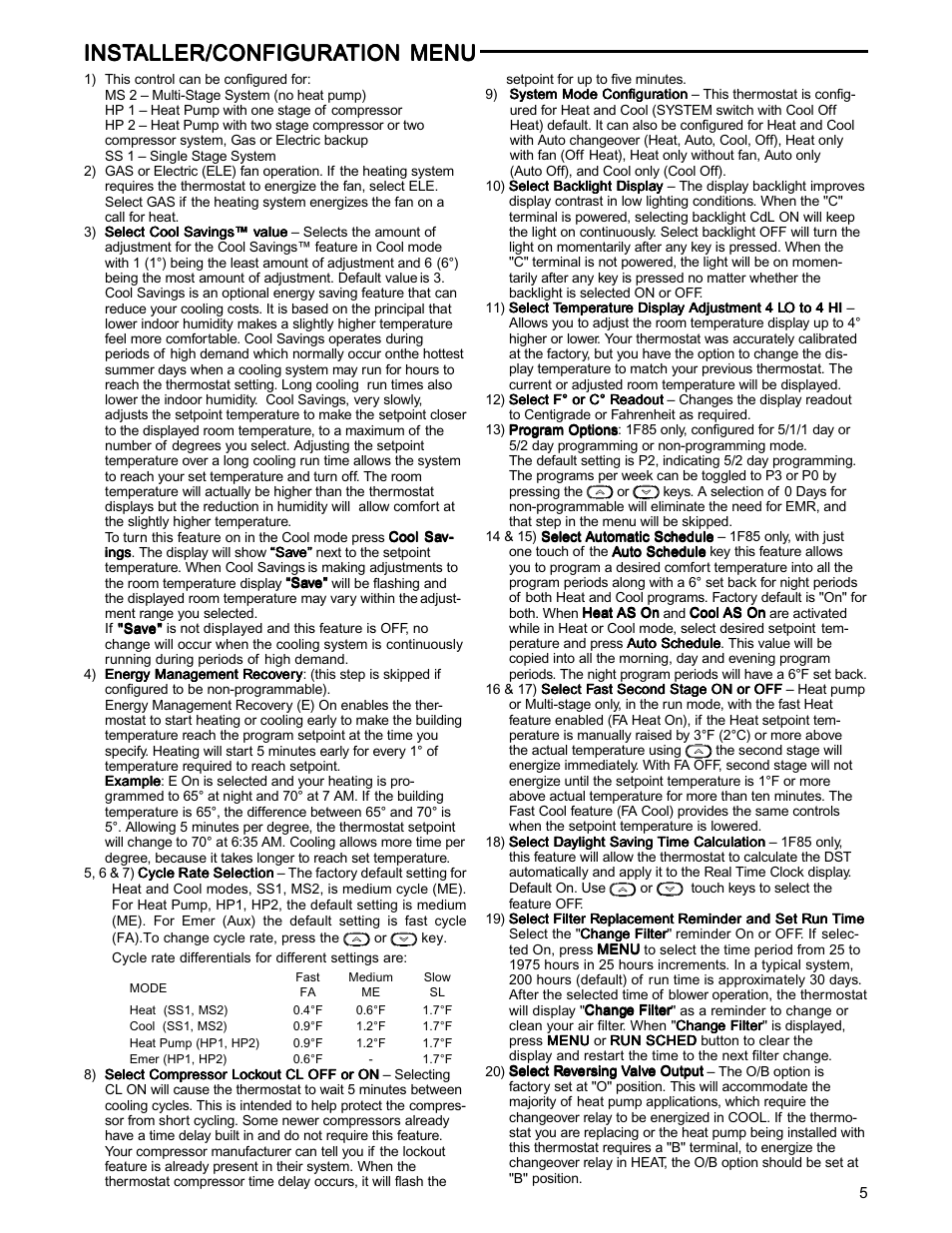 Inst | White Rodgers 1F83-0471 User Manual | Page 5 / 8