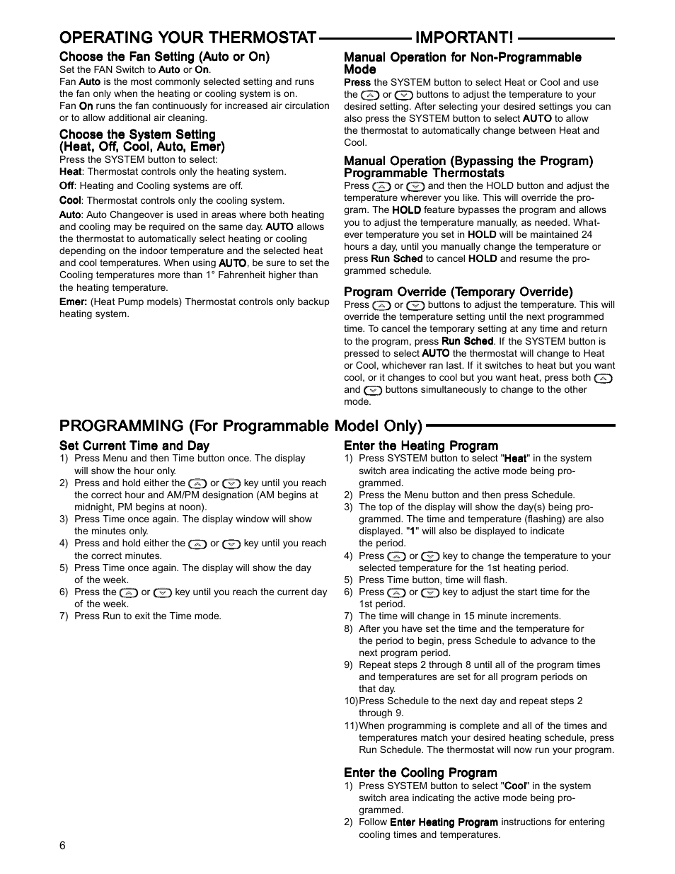 Opera | White Rodgers 1F83-0471 User Manual | Page 6 / 8