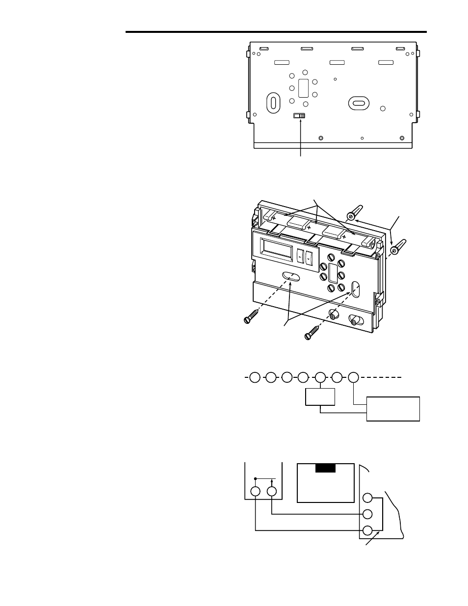 Installation, Remove old thermostat, Attach thermostat base to wall | Battery location, Electric heat or single-stage heat pump systems | White Rodgers 1F86-444 User Manual | Page 2 / 4